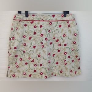 EP Sports golf skort skirt summer sport size 12 floral
